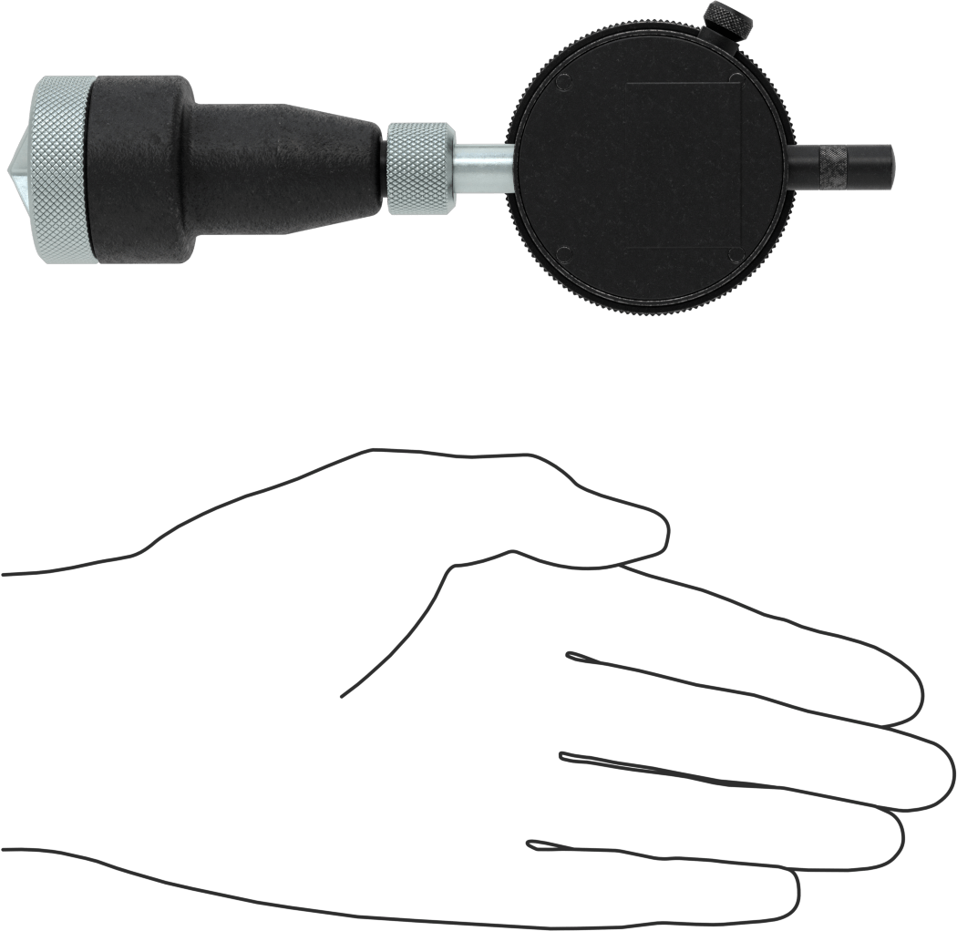 Starrett Ölçer, Model Numarası 684-3Z Pah Ölçer, 0“ ila 1” Ölçüm Aralığı