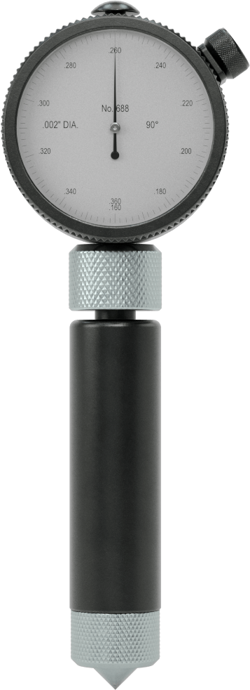 Starrett Ölçer, Havşa Matkabı, Model 688-2Z, 90 Derece, 0,16“ ila 0,36” Aralığı