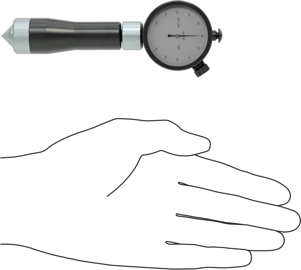 Starrett Ölçer, Havşa Matkabı, Model 689-3Z, 100 Derece, 0,36“-0,56” Aralık