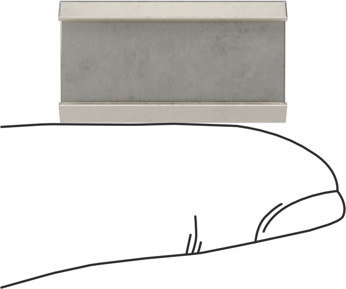 Metal Çemberleme için 304 Paslanmaz Çelik Contalar, Açık, 1/2" Genişlikte Çemberleme için