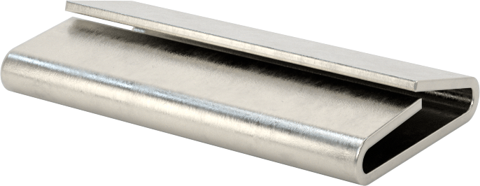 Metal Çemberleme için 304 Paslanmaz Çelik Contalar, Kapalı Stil, 1/2" Genişlikte Çemberleme için