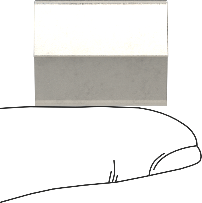 Metal Çemberleme için 304 Paslanmaz Çelik Contalar, Kapalı, 3/4" Genişlikte Çemberleme için