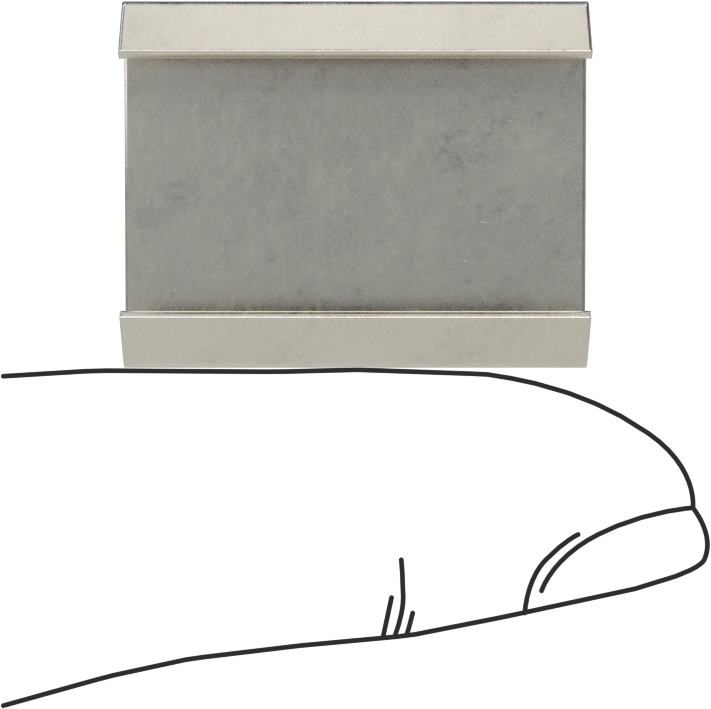 Metal Çemberleme için 304 Paslanmaz Çelik Contalar, Açık, 3/4" Genişlikte Çemberleme için