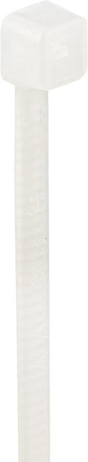 Malzeme Sertifikalı Kablo Bağları, Dar, 4-1/4" Uzunluk, Krem