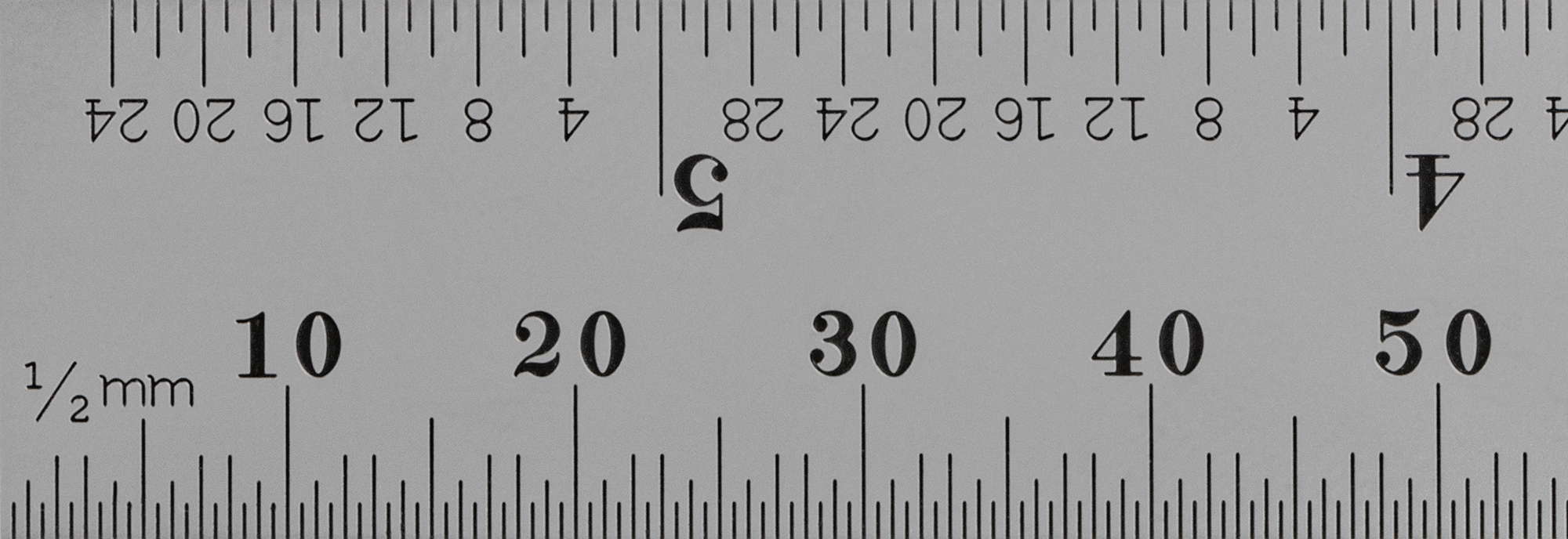 Starrett Yüksek Hassasiyetli Cetvel, Sertifikalı, 11-3/4"/300 mm Uzunluk