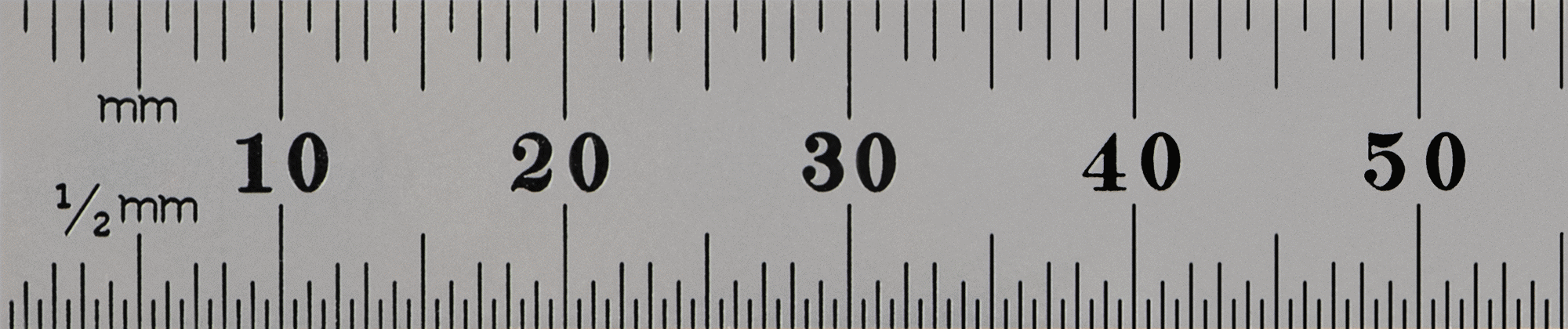Starrett Yüksek Hassasiyetli Cetvel, Sertifikalı, 5-3/4"/150 mm Uzunluk, 10'luk ve 50'lik Ölçekler