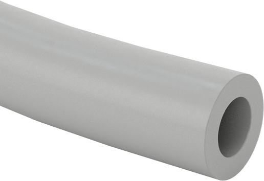 Yalıtımlı Yüksek Sıcaklık Yumuşak Silikon Kauçuk Boru, Yiyecek ve İçecek için, 4 mm ID, 7 mm OD