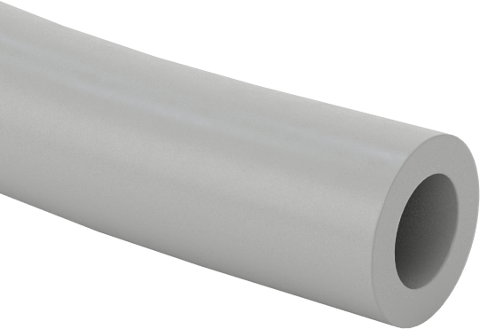 Yalıtımlı Yüksek Sıcaklık Yumuşak Silikon Kauçuk Boru, Yiyecek ve İçecek için, 6 mm ID, 10 mm OD