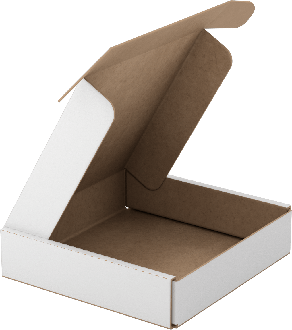 Standart Karton Nakliye Kutuları, 12“ Uzunluk x 12” Genişlik x 2-3/4" İç Yükseklik