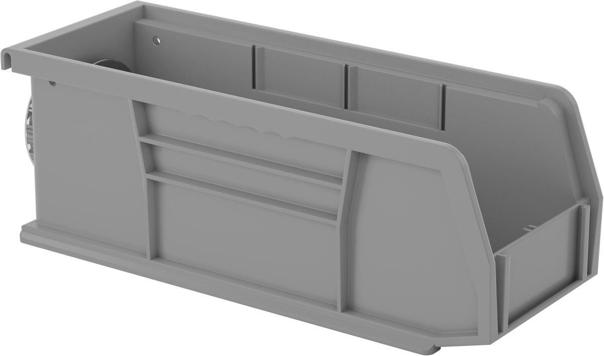 Mıknatıslı Montajlı Plastik Saklama Kutusu, 4-1/8“ Genişlik x 11” Derinlik x 4" Yükseklik
