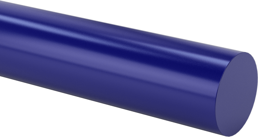 Metal Dedektörü Sınıfı UHMW Çubuk, 1" Çap