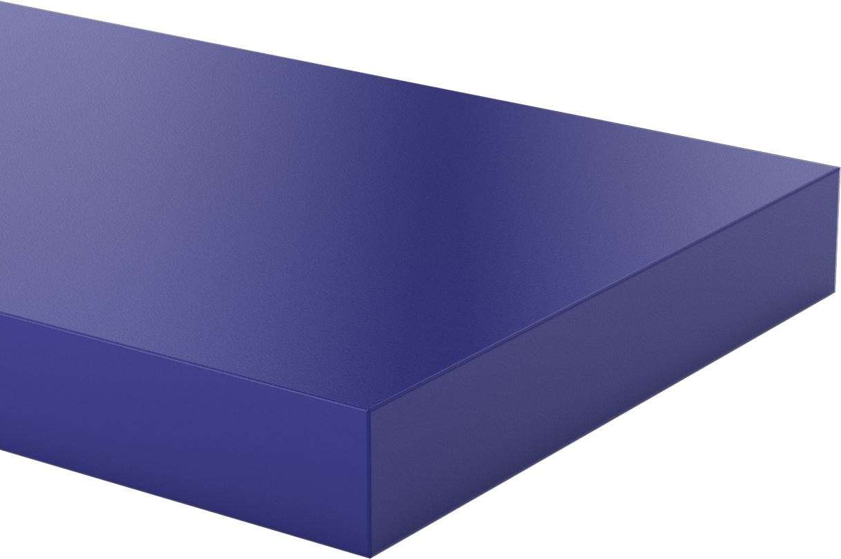 Metal Dedektörü Sınıfı UHMW Levha, 12" x 24" x 2"