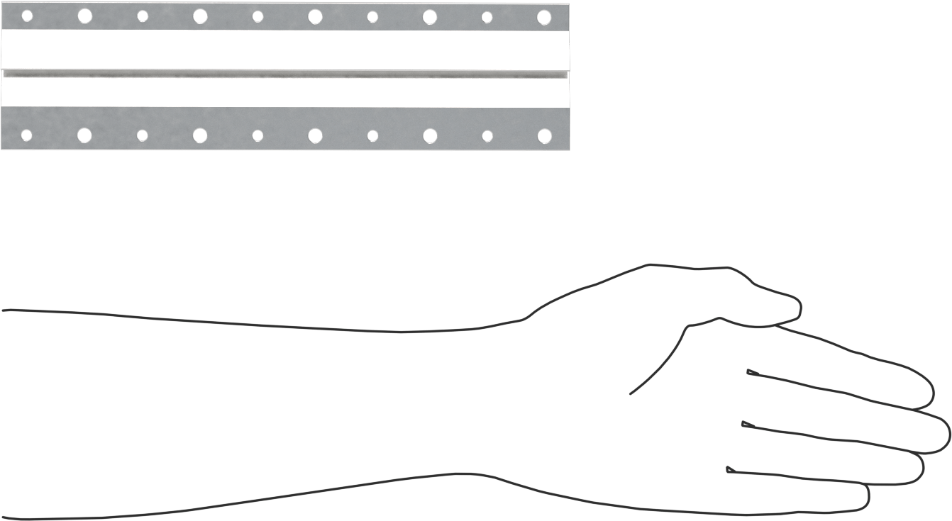 Kolay Seviyeli Kaldırılabilir Panel Asma Braketi, 9-7/8" x 1-1/4"