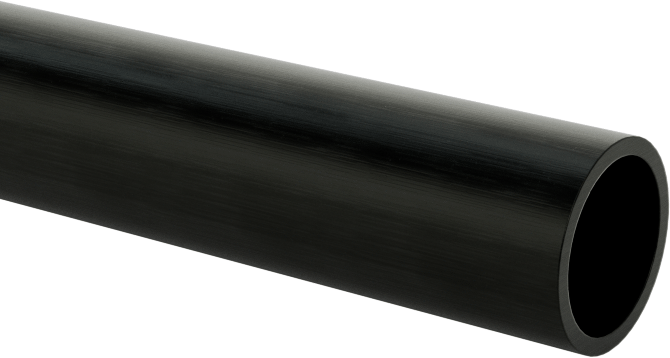 Karbon Fiber Tüp, 0.236" OD, 0.196" ID, 39" Uzunluk