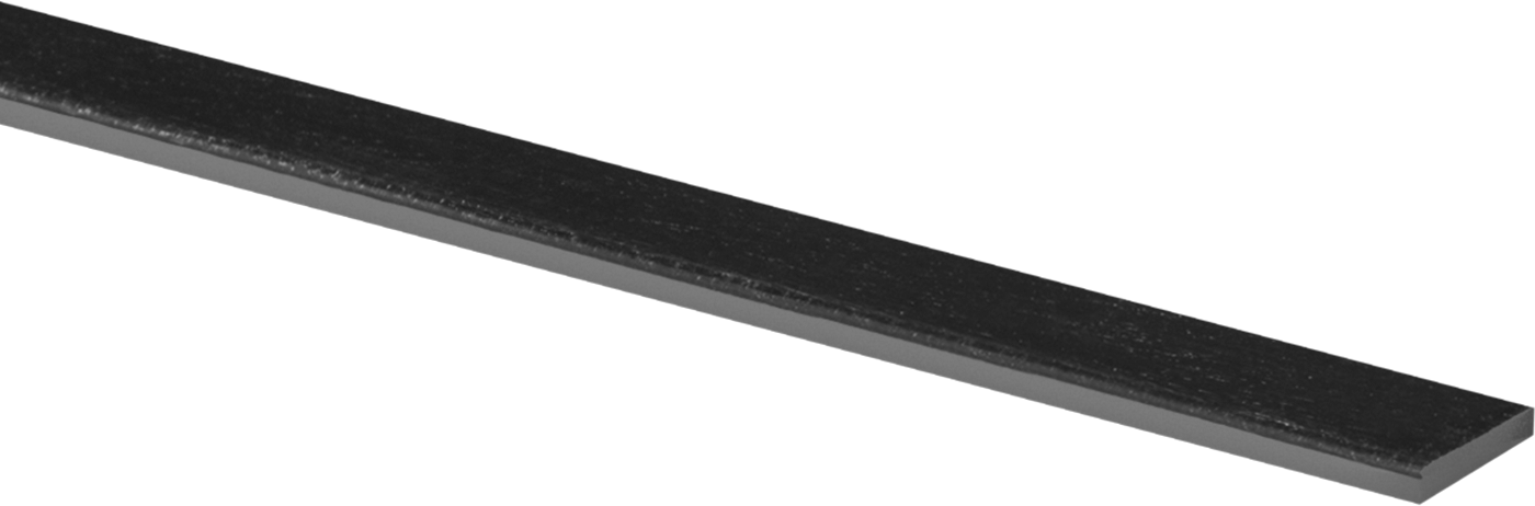 Karbon Fiber Çubuk, 0,016 inç Kalınlık, 0,118“ Genişlik x 39” Uzunluk