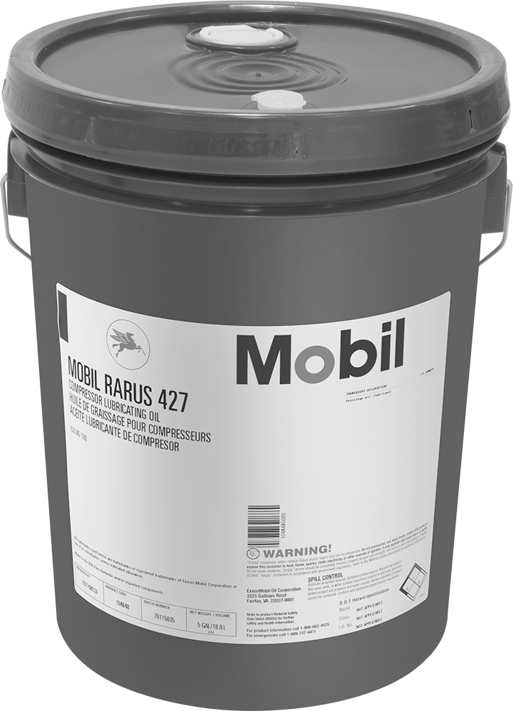 Hava Kompresörü Yağı, Mobil Rarus 827, 5-gal