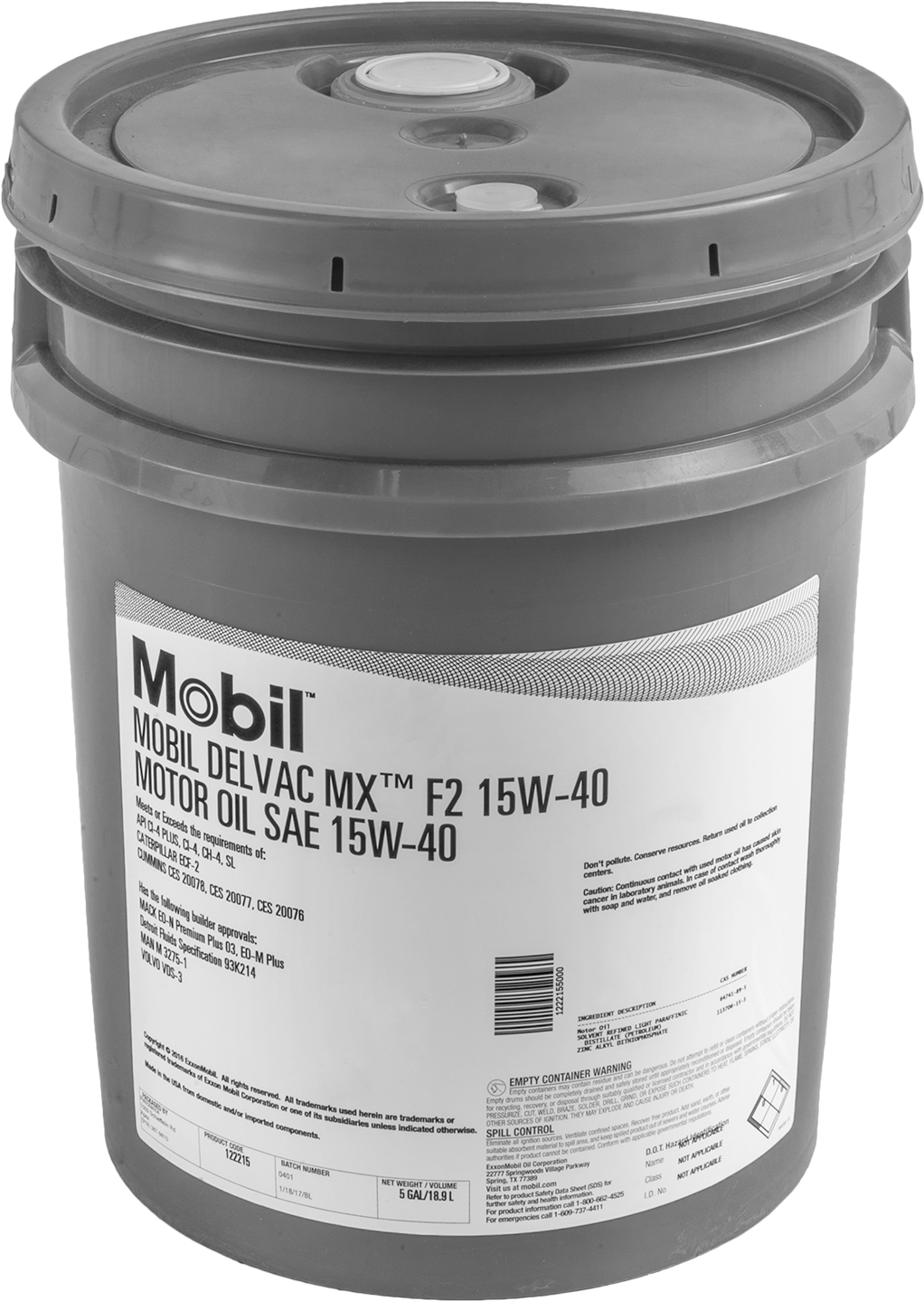 Dizel Motor Yağı, Mobil Delvac Mx, 5-gal