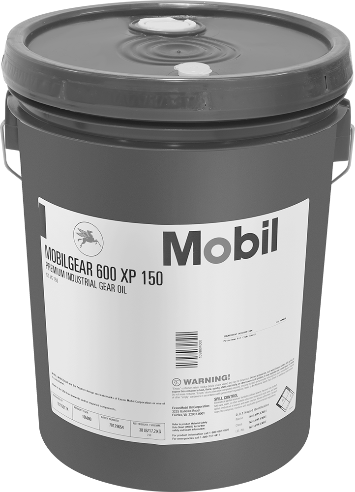 Mobil Mobilgear 600 XP 150 Dişli Yağı, 5 Galon