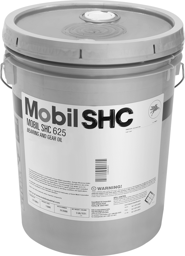 Mobil SHC 625 Dişli Yağı, 5 Galon Kova