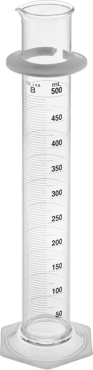 50 ml Kapasiteli Premium Borosilikat Cam Ölçülü Silindir