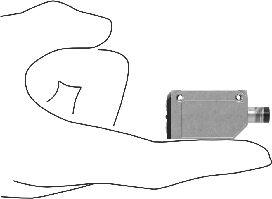 Zorlu Ortamlar İçin Fotoelektrik Anahtar, 3 Kutuplu Nano M8 Fiş ile, Reflektör, PNP Çıkışı