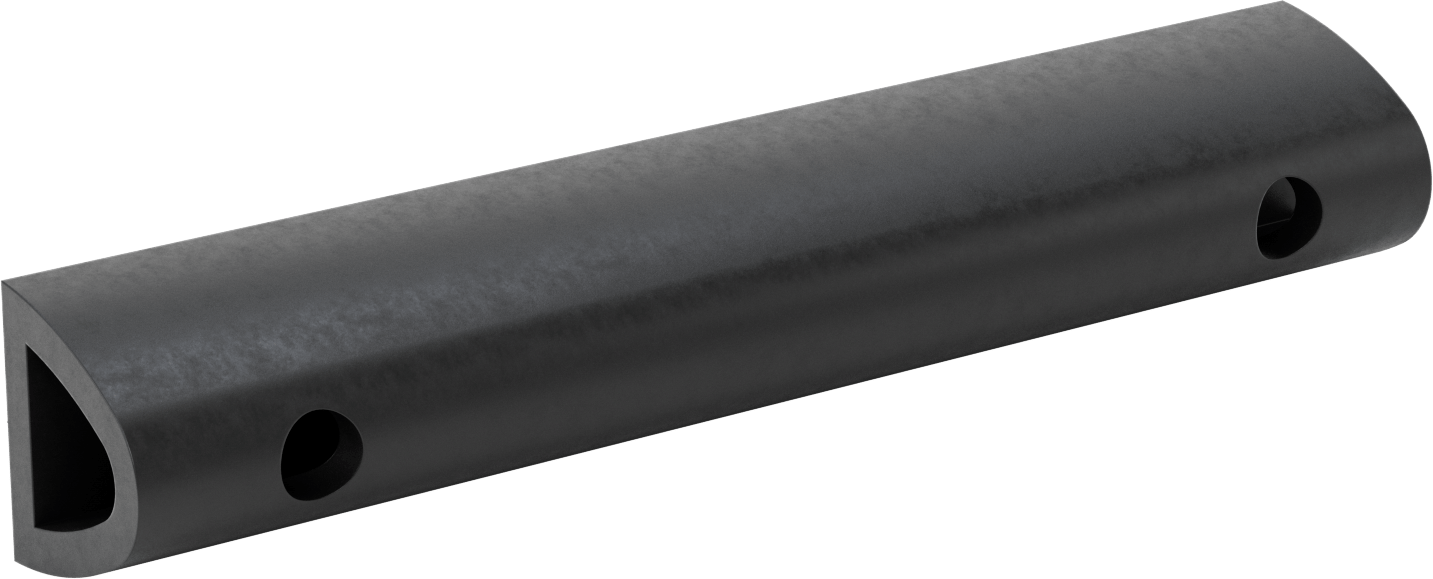 Araç Montajlı Tampon, 4-3/8“ x 24” x 3-7/8" Toplam