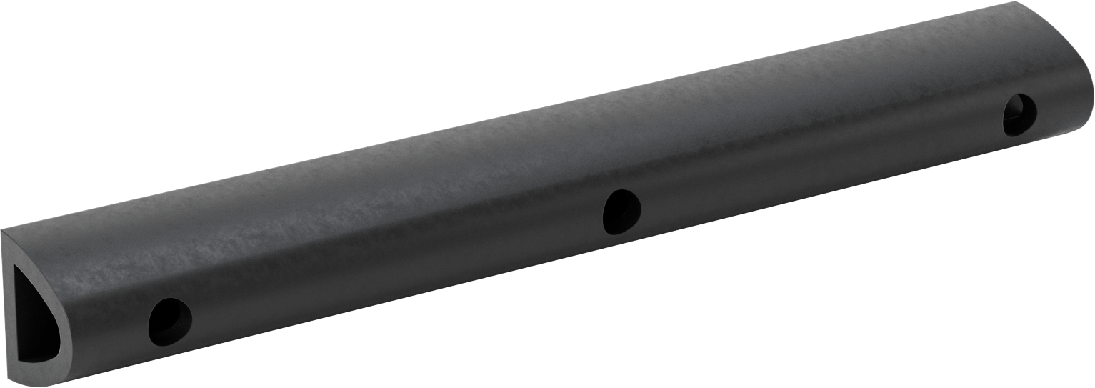 Araç Montajlı Tampon, 4-3/8“ x 36” x 3-7/8" Toplam