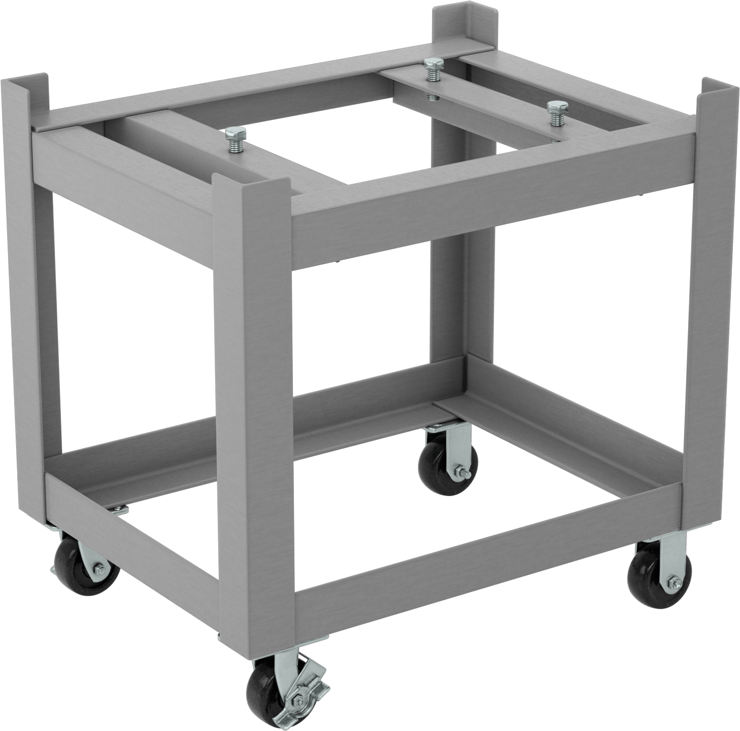 Granit Yüzey Plakası Standı, Mobil, 2 çıkıntılı 36“ x 24” plaka için