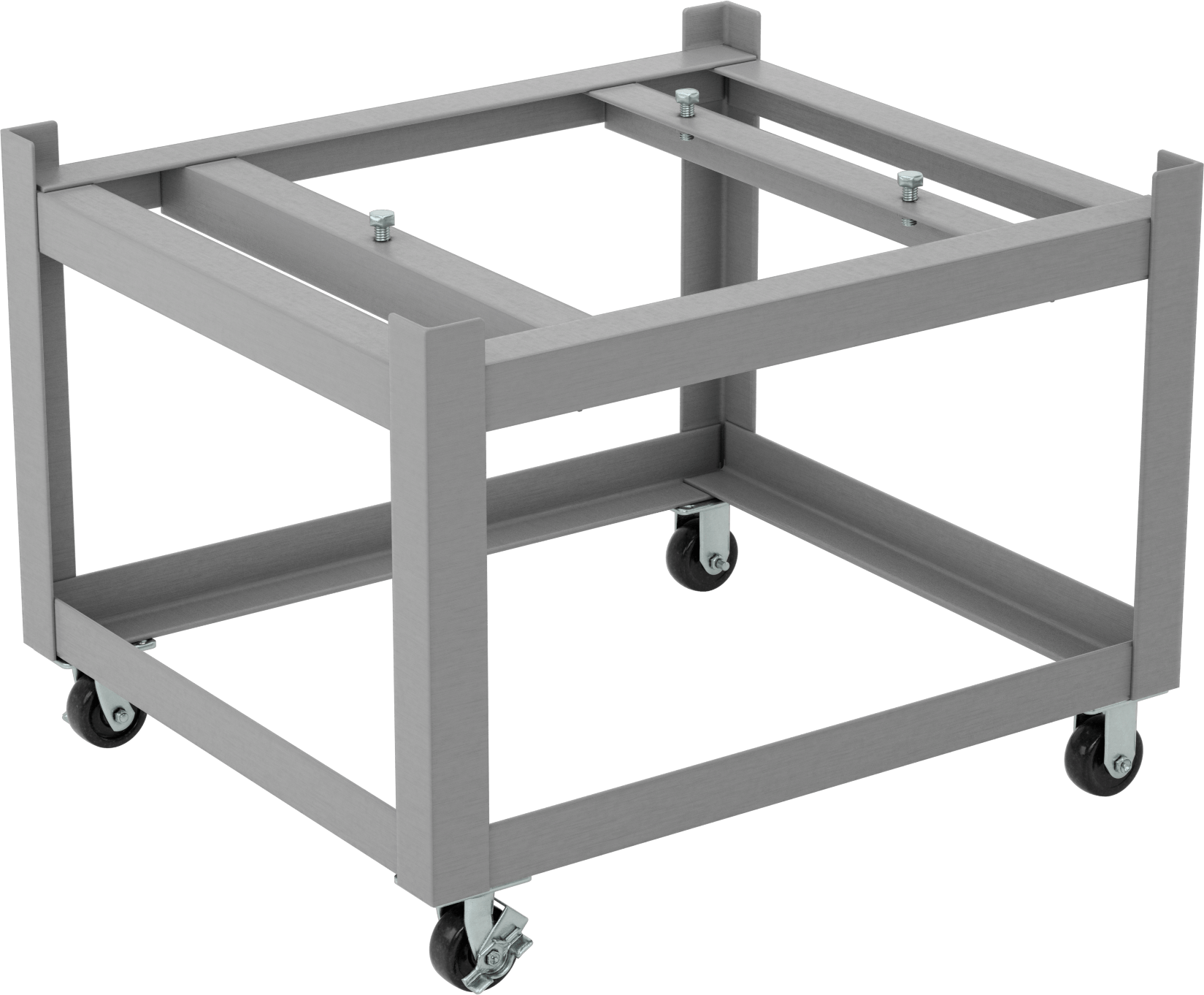 Granit Yüzey Plakası Standı, Mobil, 2 Çıkıntılı 48“ x 36” Plaka için