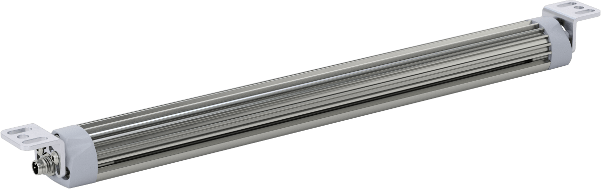 Şerit Makinesi Işığı, 25 mm Genişlik x 11-1/2 inç Uzunluk x 1 inç Yükseklik (Toplam)