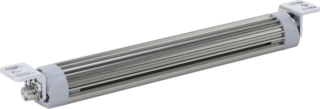 Şerit Makinesi Işığı, Kademeli, 25 mm Genişlik x 8-1/8“ Uzunluk x 1” Yükseklik Toplam