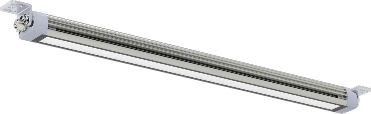 Şerit Makinesi Işığı, Kademeli, 25 mm Genişlik x 14-5/8“ Uzunluk x 1” Toplam Yükseklik