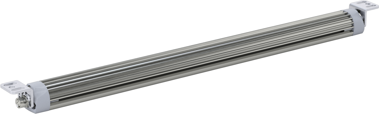 Şerit Makinesi Işığı, Kademeli, 25 mm Genişlik x 14-5/8“ Uzunluk x 1” Toplam Yükseklik