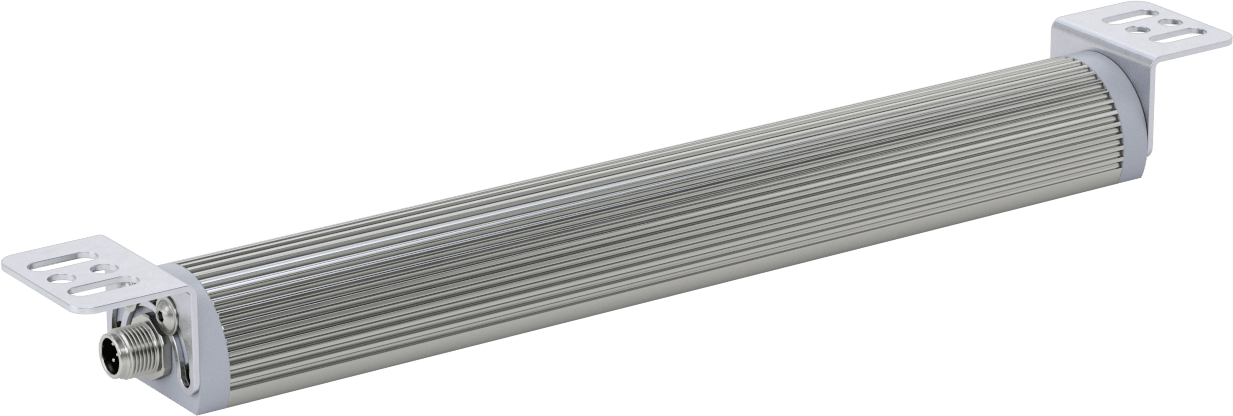 Şerit Makinesi Işığı, Kademeli, 40 mm Genişlik x 11-1/8 inç Uzunluk x 1-1/4 inç Toplam Yükseklik