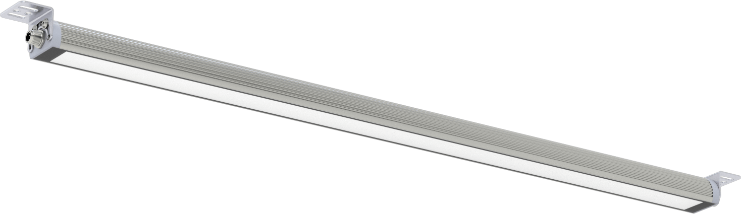 Şerit Makinesi Işığı, Kademeli, 40 mm Genişlik x 28-1/4“ Uzunluk x 1-1/4” Toplam Yükseklik