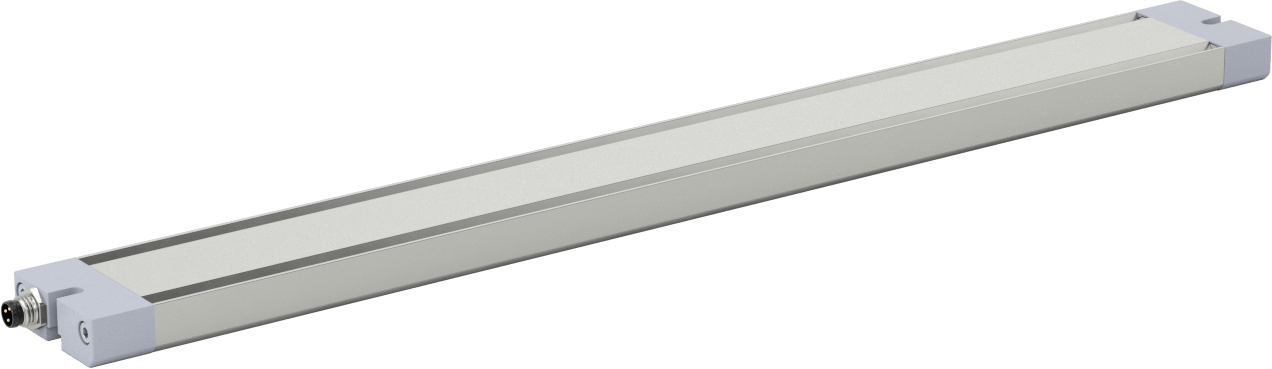 Şerit Makinesi Işığı, 40 mm Genişlik x 15-1/8“ Uzunluk x 3/4” Yükseklik Toplam