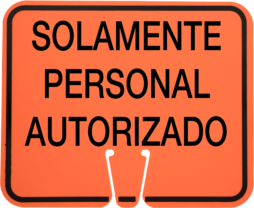 Solamente

Personal

Autorizado

(Spanish)