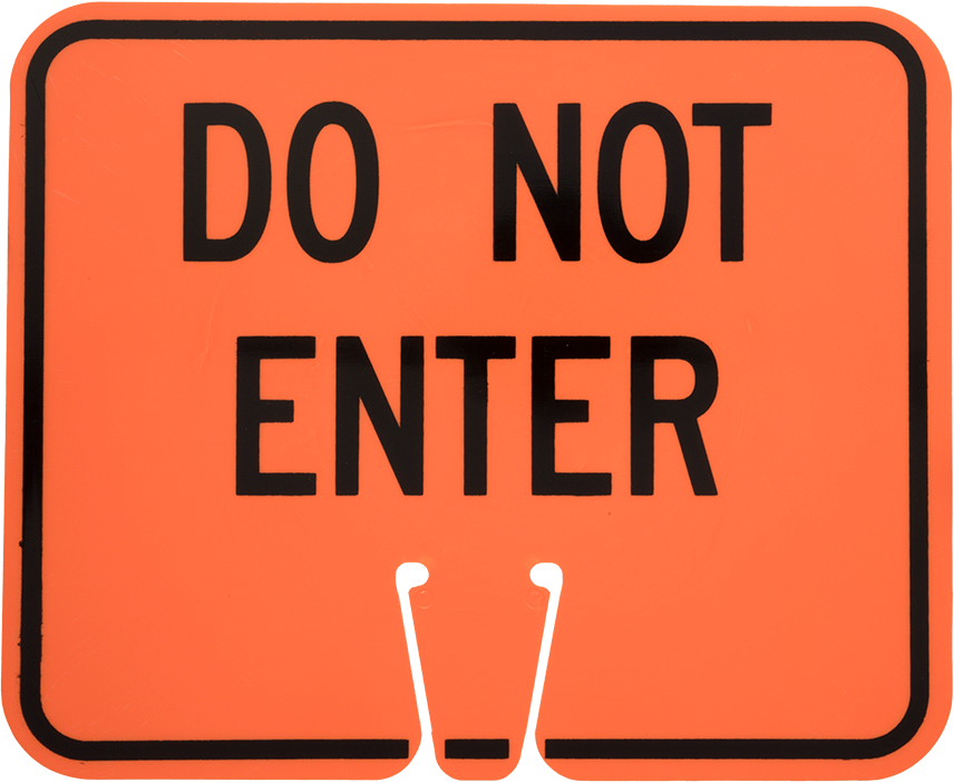 Do Not Enter (English)