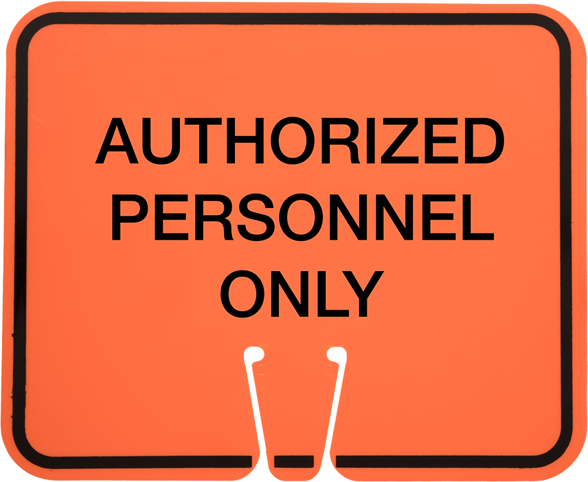 Authorized

Personnel Only

(English)