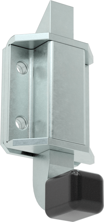 Yaylı Kayar Cıvata Mandalı, Topuzlu Çekme, Çinko Kaplı Çelik, 1-1/2“ Yükseklik x 1-1/4” Genişlik