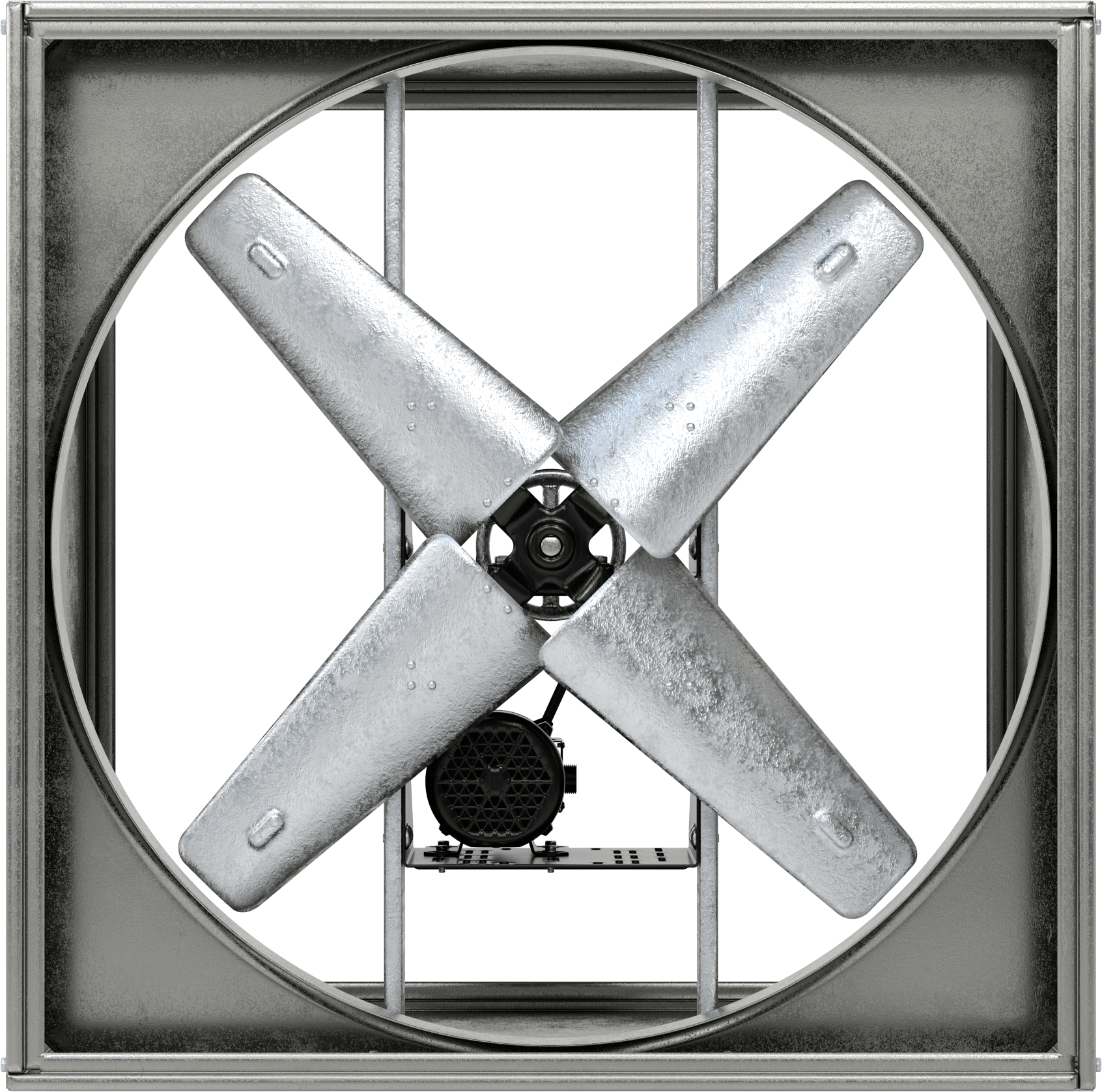 Tehlikeli Ortamlar için Egzoz Fanı, 42" Çaplı Bıçaklı, 120/230V AC