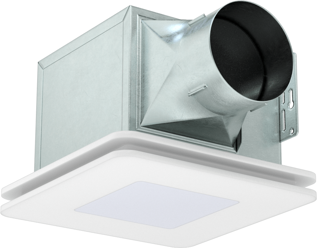 Tavana Monte Lavabo Egzoz Fanı, Işıklı, 80 CFM Hava Akışı