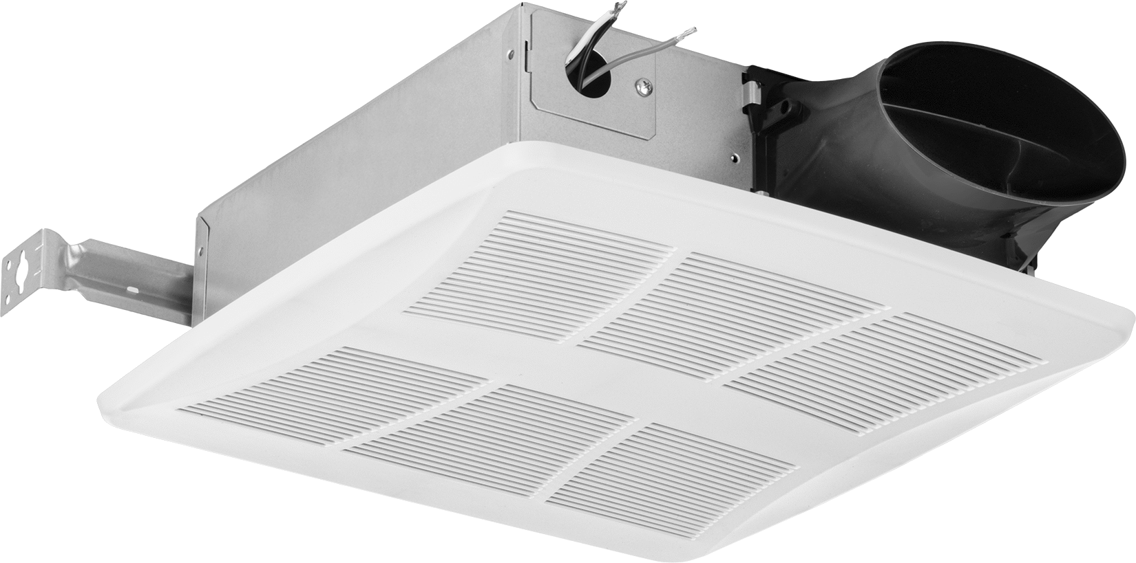 Tavana Monte Lavabo Egzoz Fanı, 2“ Yükseklik x 4” Genişlik Oval Kanal için