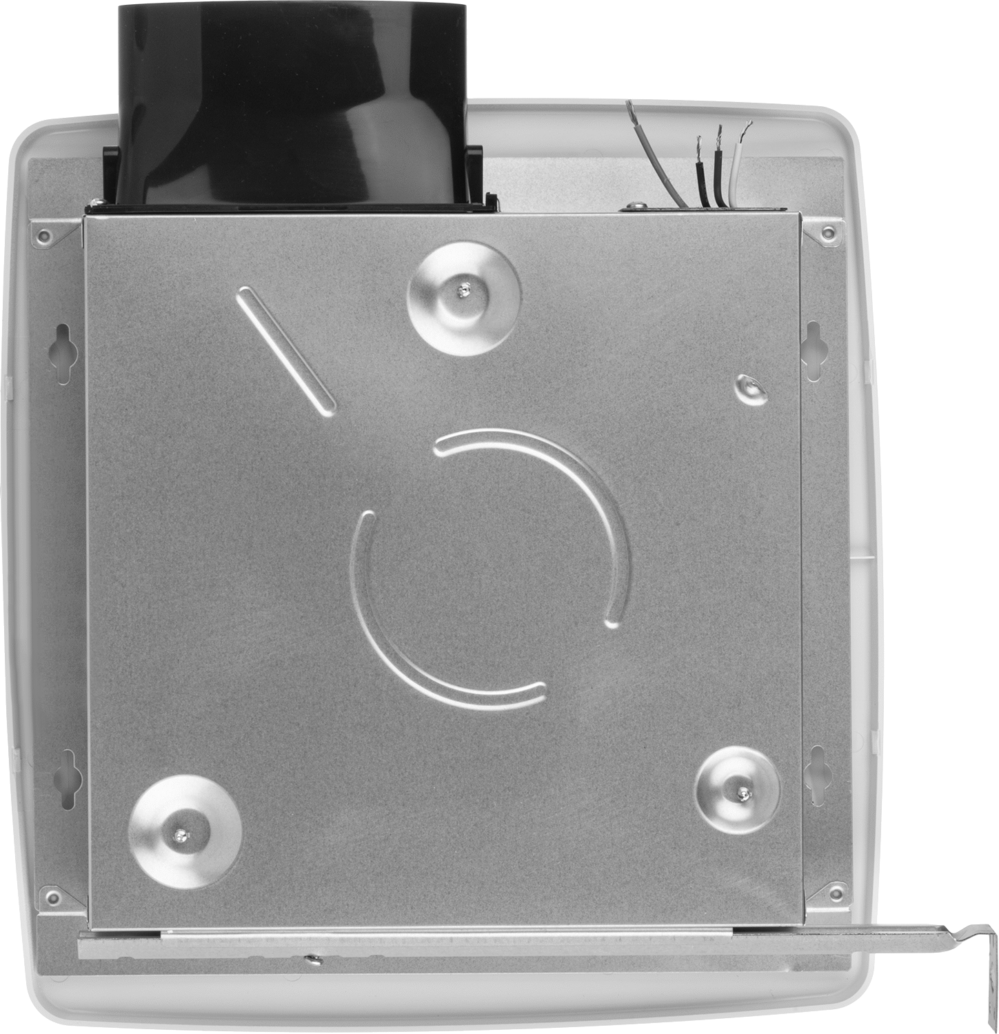 Tavana Monte Lavabo Egzoz Fanı, 2“ Yükseklik x 4” Genişlik Oval Kanal için