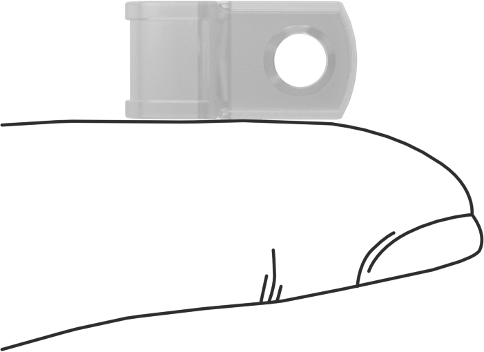 Polietilen Döngü Kelepçesi, 1/4" ID, Beyaz