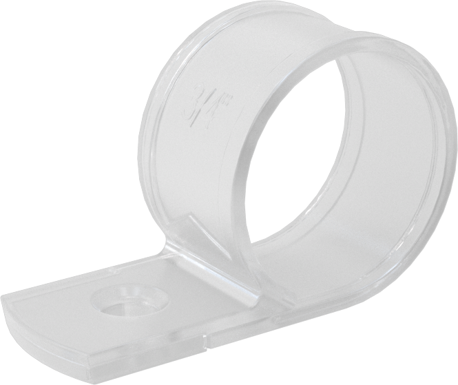 Polietilen Döngü Kelepçesi, 3/4" ID, Beyaz
