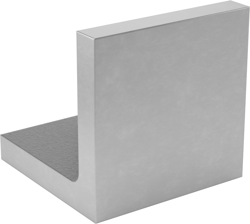 Sıkı Toleranslı Açı Plakası, 4“ Uzunluk x 4” Genişlik x 4" Yükseklik