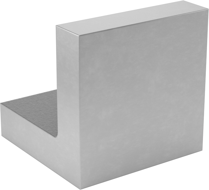 Sıkı Toleranslı Açı Plakası, 2“ Uzunluk x 2” Genişlik x 2" Yükseklik