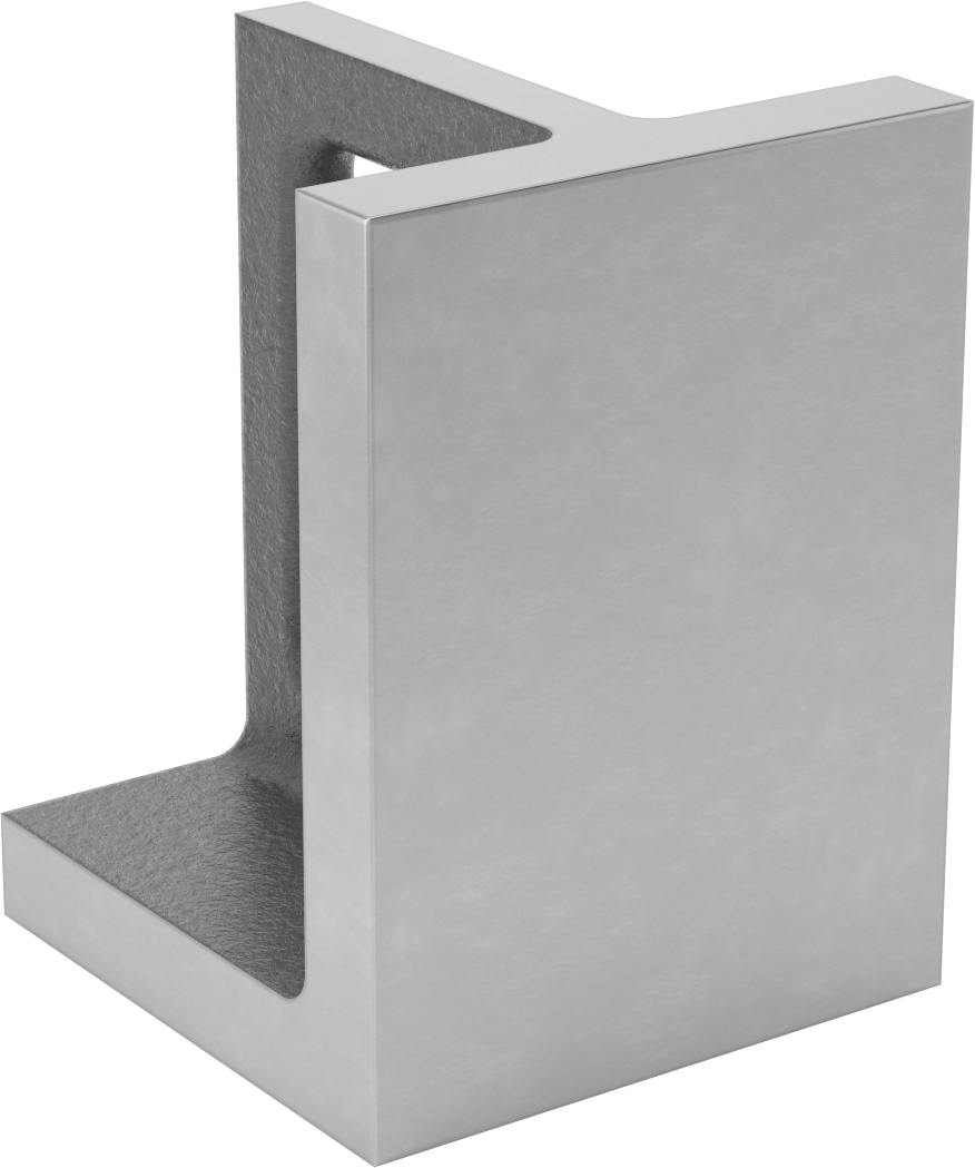 Sıkı Toleranslı Her Yöne Açılı Plaka, 6“ Uzunluk x 6” Genişlik x 8" Yükseklik