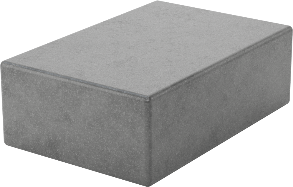 Granit Yüzey Plakası, Alet Odası Sınıfı B, 6“ Uzunluk x 4” Genişlik x 2" Yükseklik